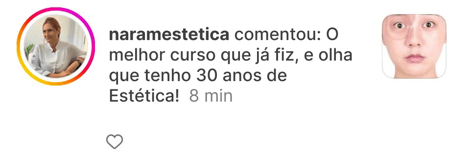 Nara Estética - O melhor curso que já fiz, e olha que tenho 30 anos de Estética
